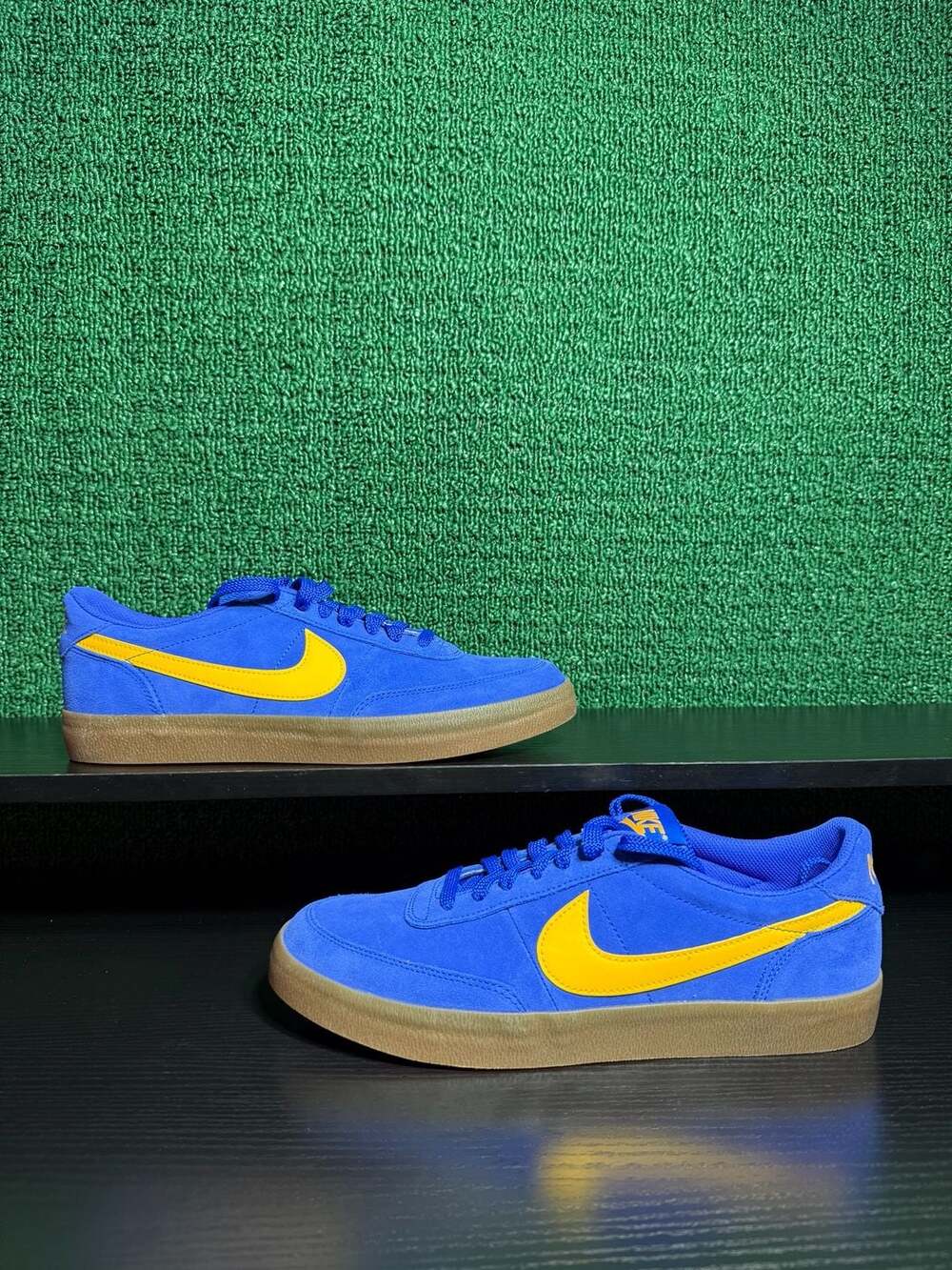 Nike Killshot 2 Leather Suede Sneakers Blue Yellow Gum Sole